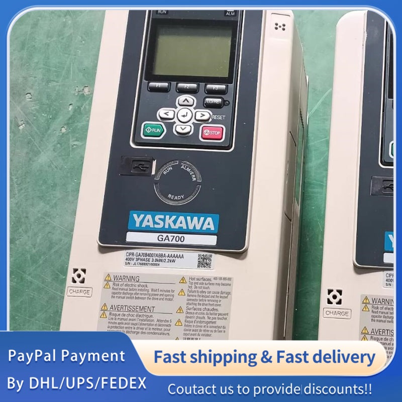 1  PCS  USED Yaskawa GA700 Inverter CIPR‑GA70B4007ABBA #LYQ007