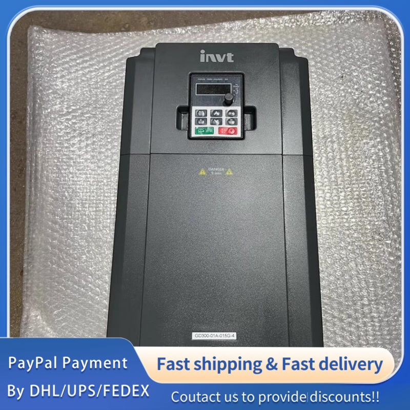 1  PCS  USED INVT GD300-01A-015G-4 (15kW) Air Compressor Inverter #LYQ007