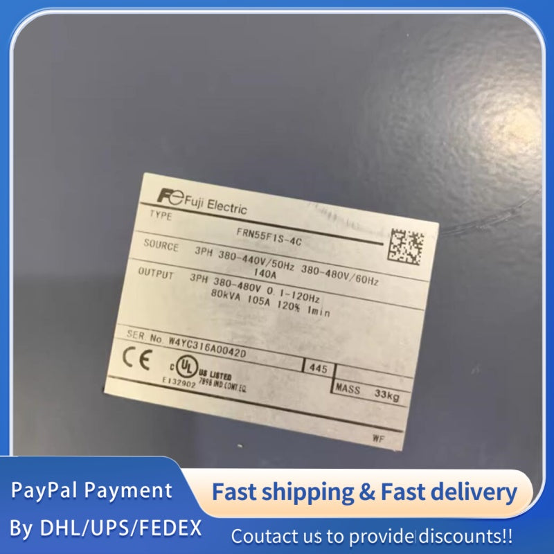 1  PCS  USED Fuji Electric Inverter FRN55F1S-4C (FRENIC-Eco) #LYQ007