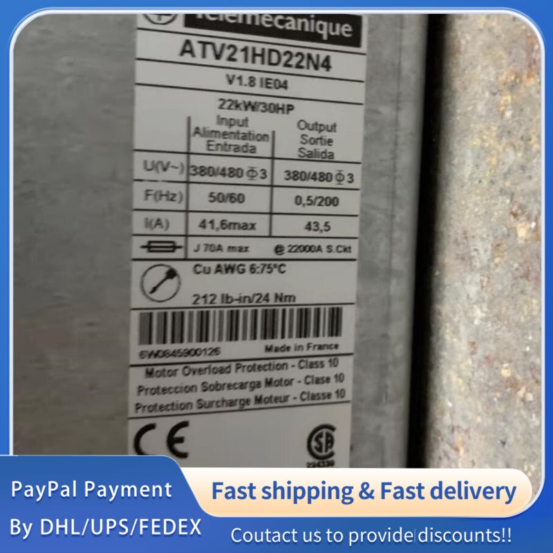 1  PCS USED Schneider Electric ATV21HD22N4 Inverter #LYQ007