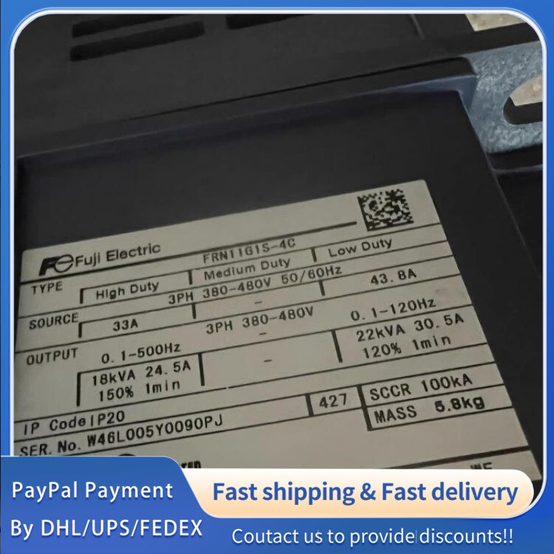 1  PCS  USED Fuji Inverter FRN11G1S-4C #LYQ007