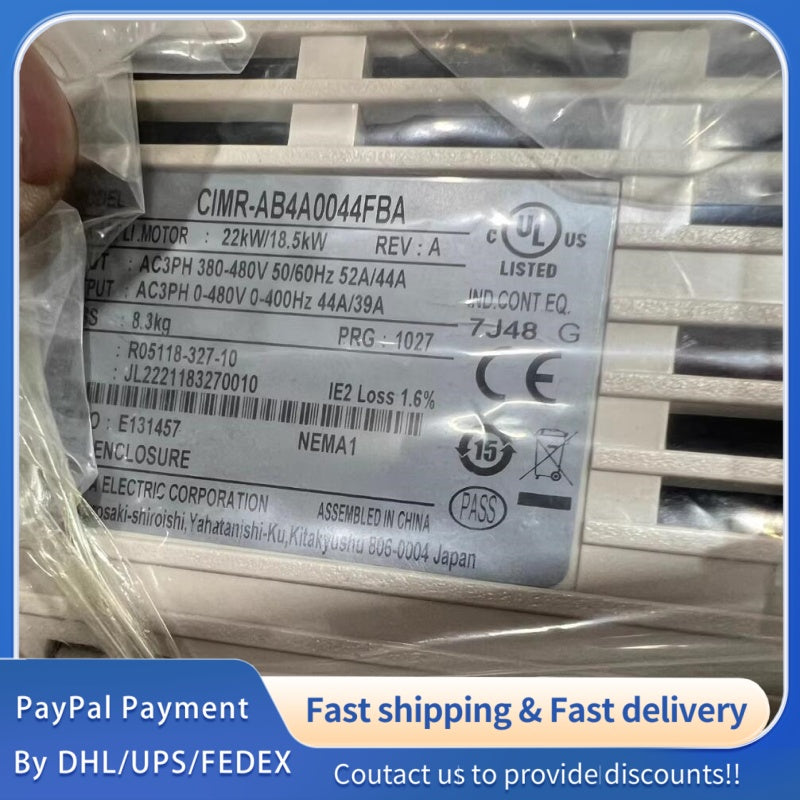1  PCS  USED Yaskawa A1000 Inverter CIMR-AB4A0044FBA (18.5kW) #LYQ007