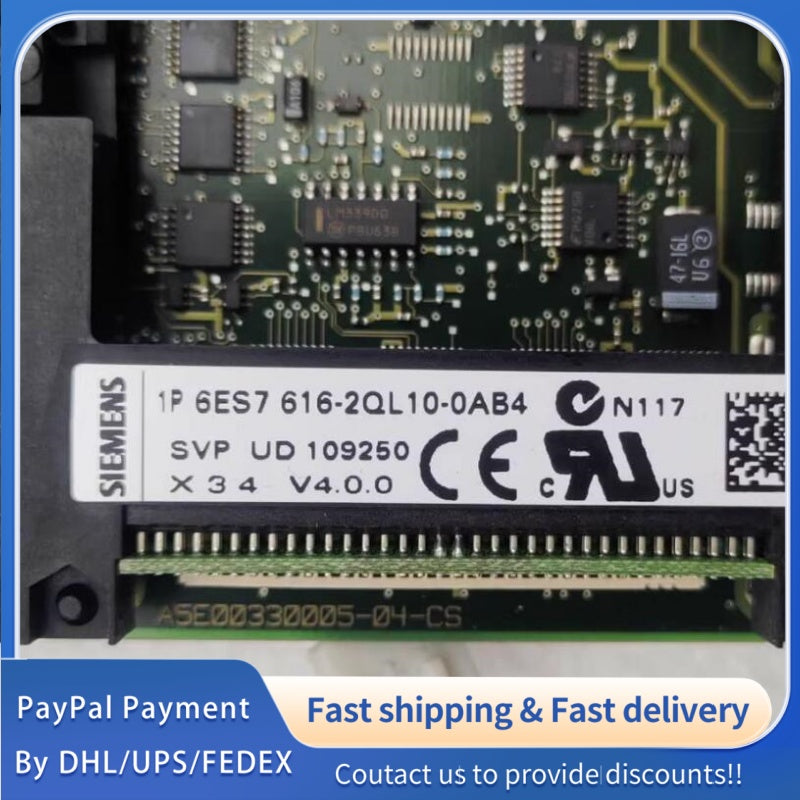 1  PCS  USED Siemens 6ES7 616-2QL10-0AB4 plc board #LYQ007