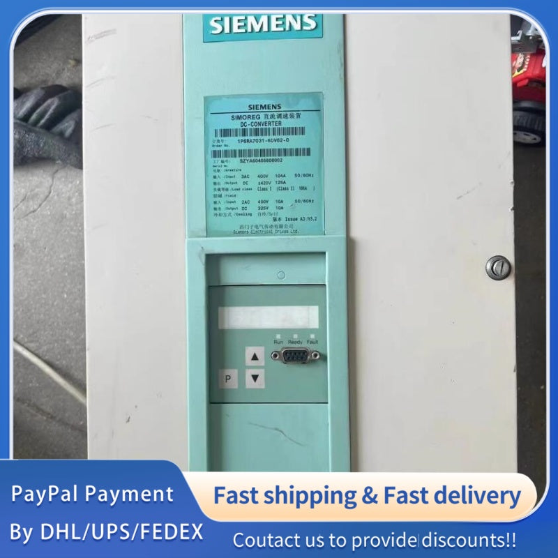 1  PCS used Siemens SIMOREG DC Master 6RA7031-6DV62-0 #LYQ007