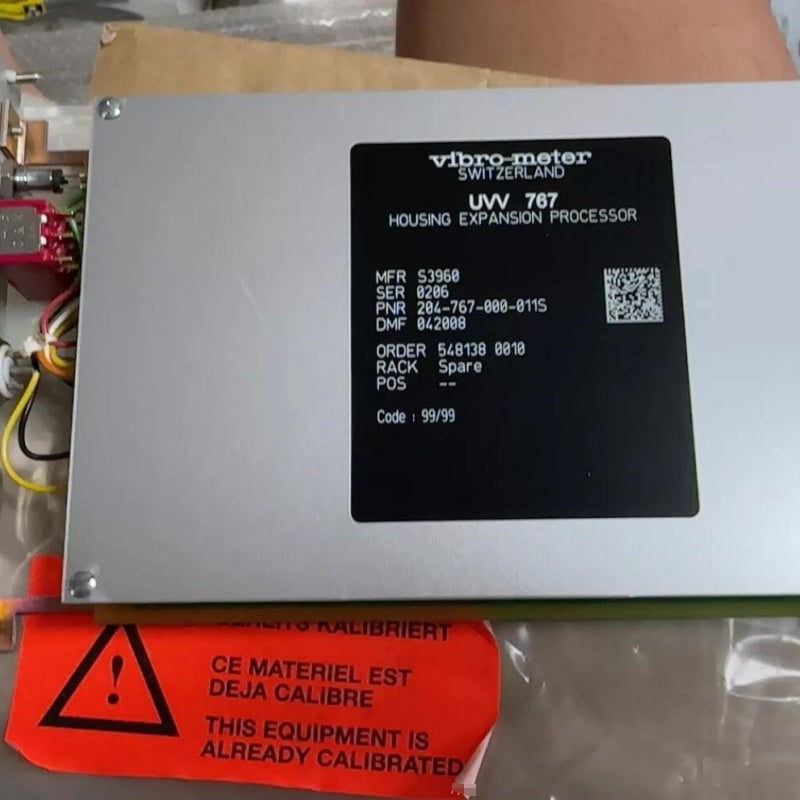 1  PCS USED Vibro-Meter UVV767 Monitoring Module #LYQ007