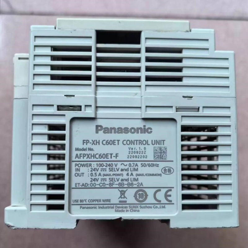1  PCS USED Panasonic PLC Controller AFPXHC60ET-F#LYQ007