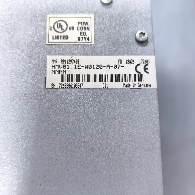 1pc  used Bosch Rexroth Servo Power Supply HMV01.1E-W0120-A-07-NNNN (R911297425) #LYQ007