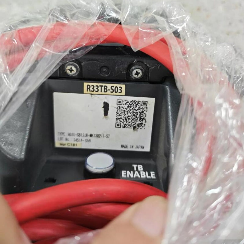 1 pc for used Mitsubishi Robot Teach Pendant R33TB-S03 (HG1U-SB12JH-MK1382-1-S7)#LYQ007