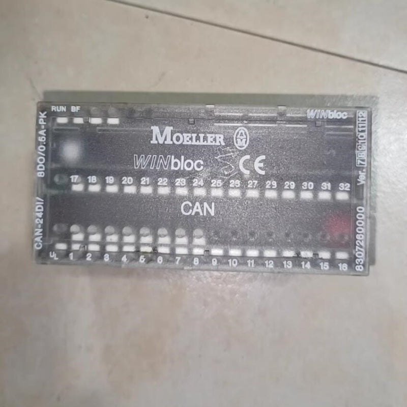 1 PCS used EATON MOELLER CAN-24DI/8DO/0.5A-PK (Order No. 8307260000) Module #LYQ007