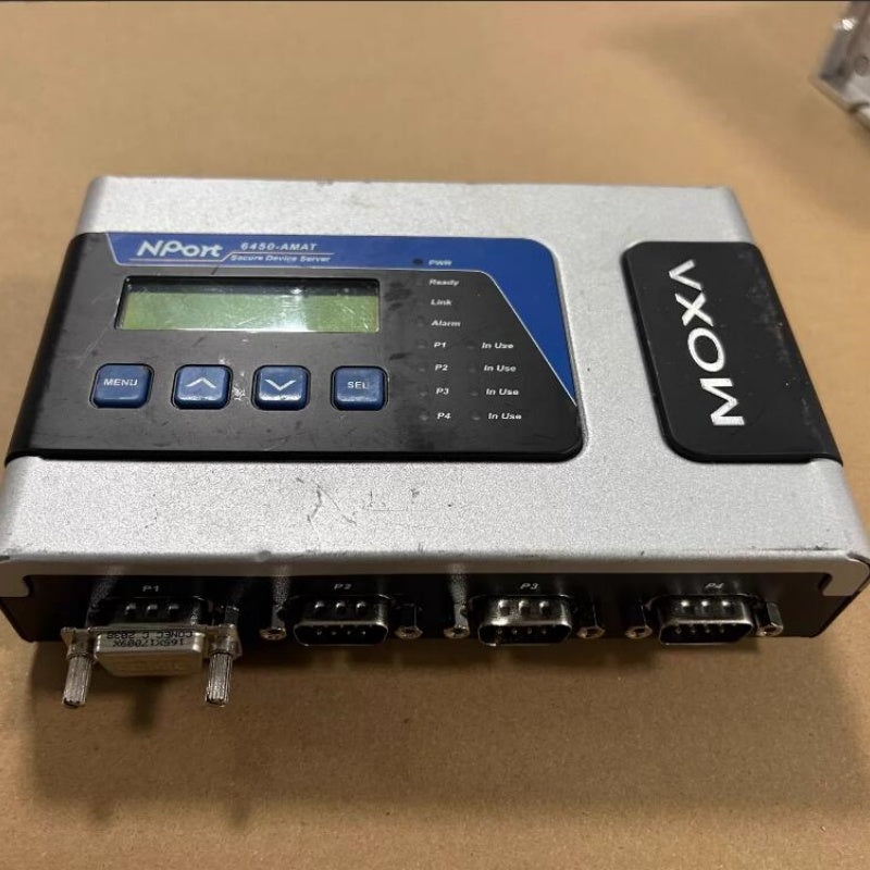 1 PCS used AMAT 0190-64677 MOXA NPort 6450-AMAT Serial Device Server #LYQ007