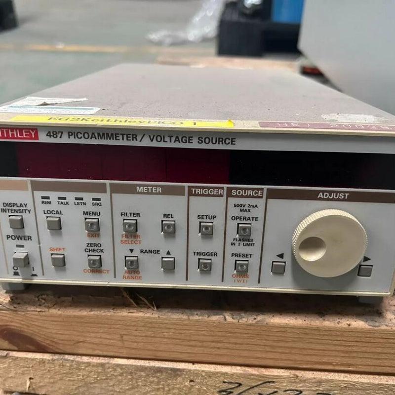 1 PCS used Keithley 487 Picoammeter/Voltage Source #LYQ007