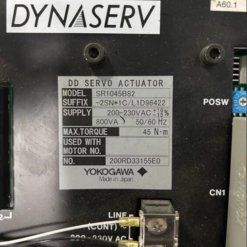 1 PCS used YOKOGAWA DYNASERV SR1045B82 DD Servo Actuator #LYQ007