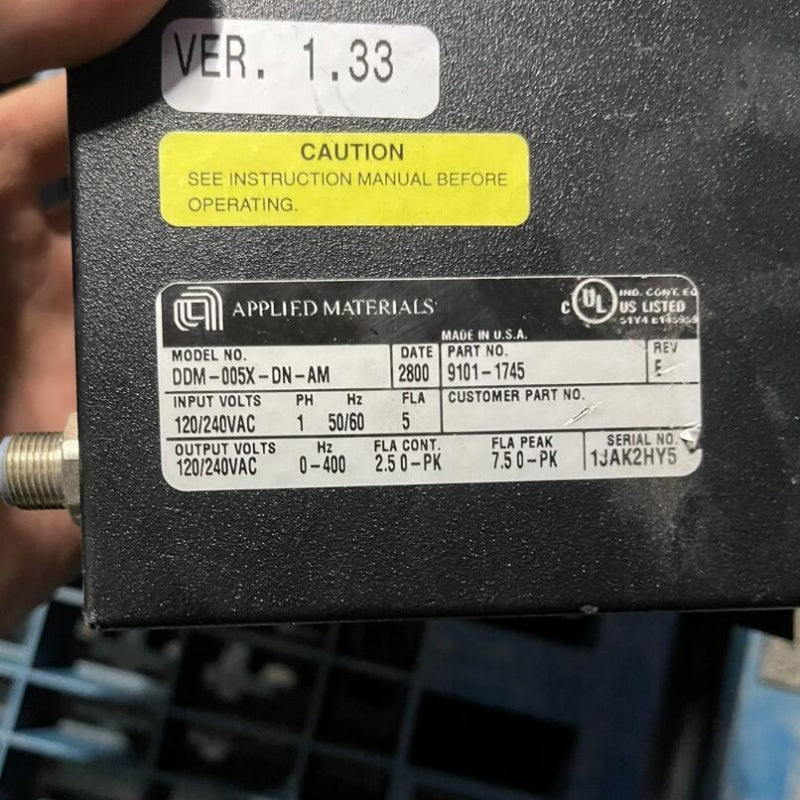 1 PCS used AMAT DDM-005X-DN-AM (9101-1745) Servo Drive #LYQ007