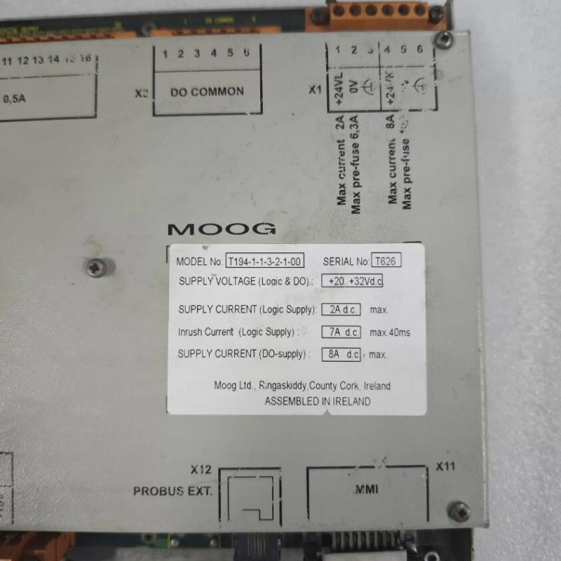 1 PCS used MOOG T194-1-1-3-2-1-00 Parison Control Module #LYQ007