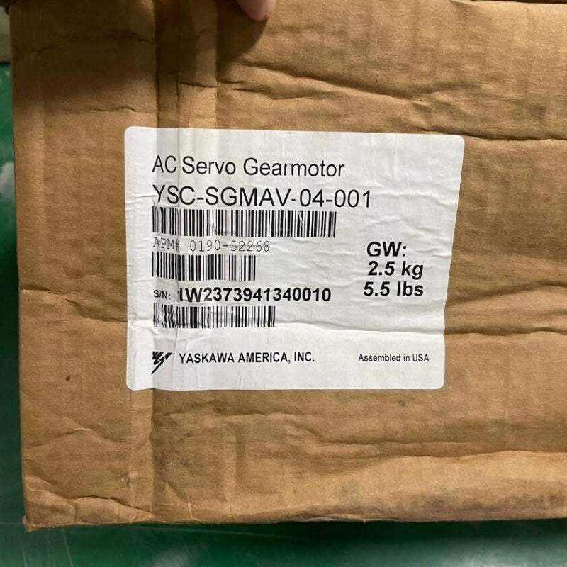 1 PCS new Yaskawa YSC-SGMAV-04-001 Servomotor #LYQ007