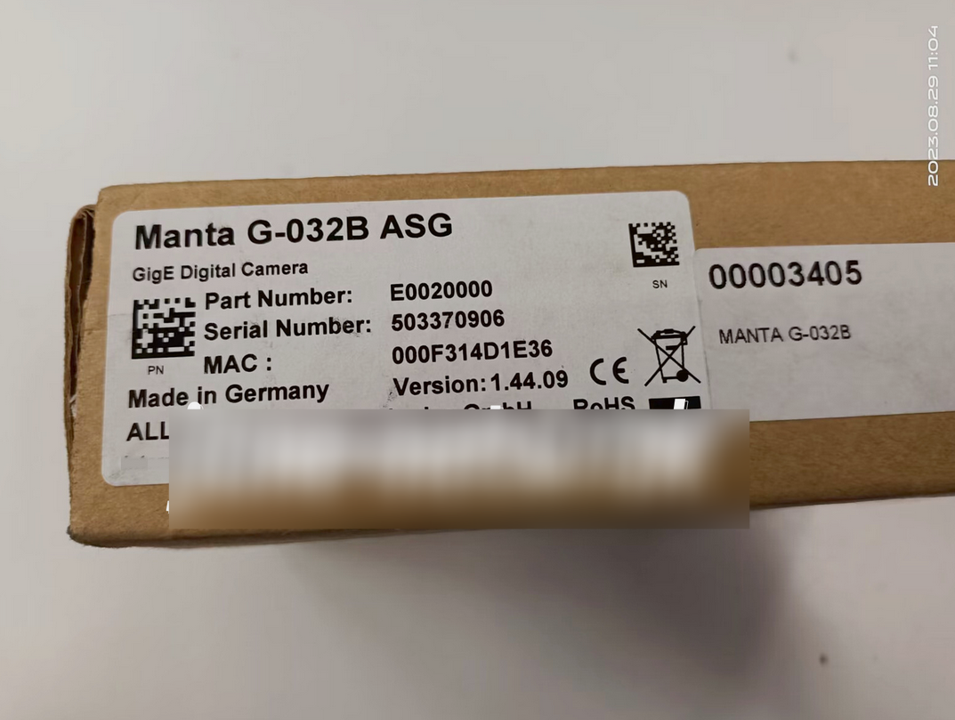 1PC NEW  Manta G-032b ASG  ALLIED Industrial Camera #lyd001&j1688