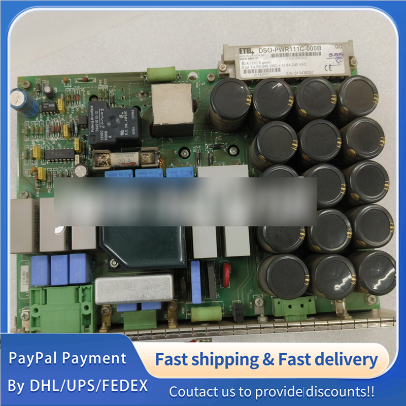 1PC USED DSO-PWR111C-000B ETEL Servo Motor Power Card Tested working #lyd001&j1688