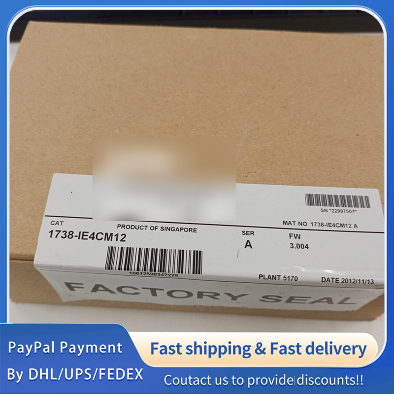 1PC NEW 1738-IE4CM12 Allen-Bradley Input Module #lyd001&j1688