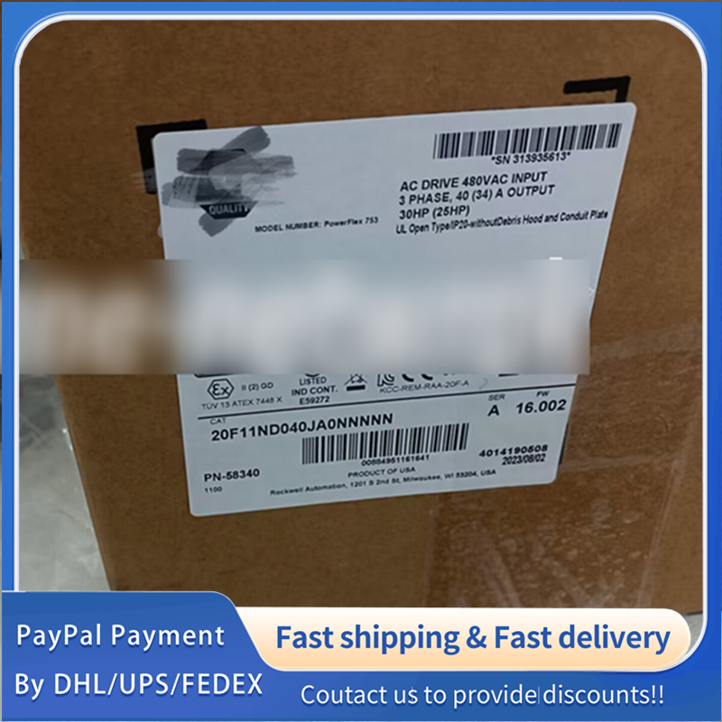 1PC NEW 20F11ND077JA0NNNNN Allen-Bradley PowerFlex 753 AC Drive #lyd001&j1688