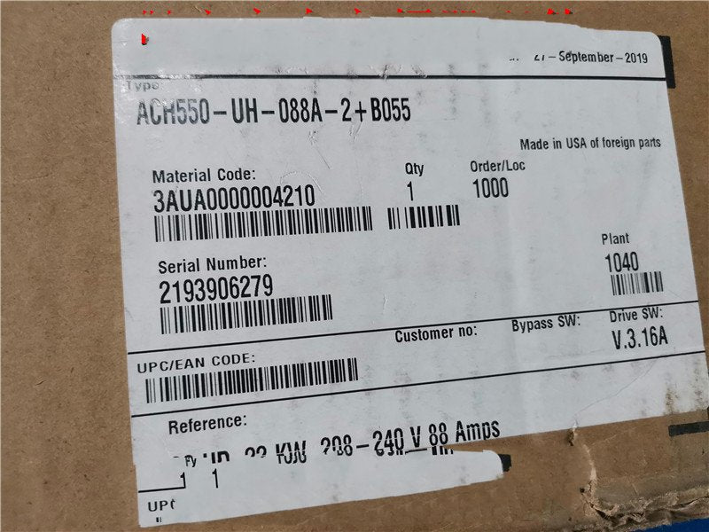 1 PCS NEW  ACH550-UH-088A-2+B055   #OYF033