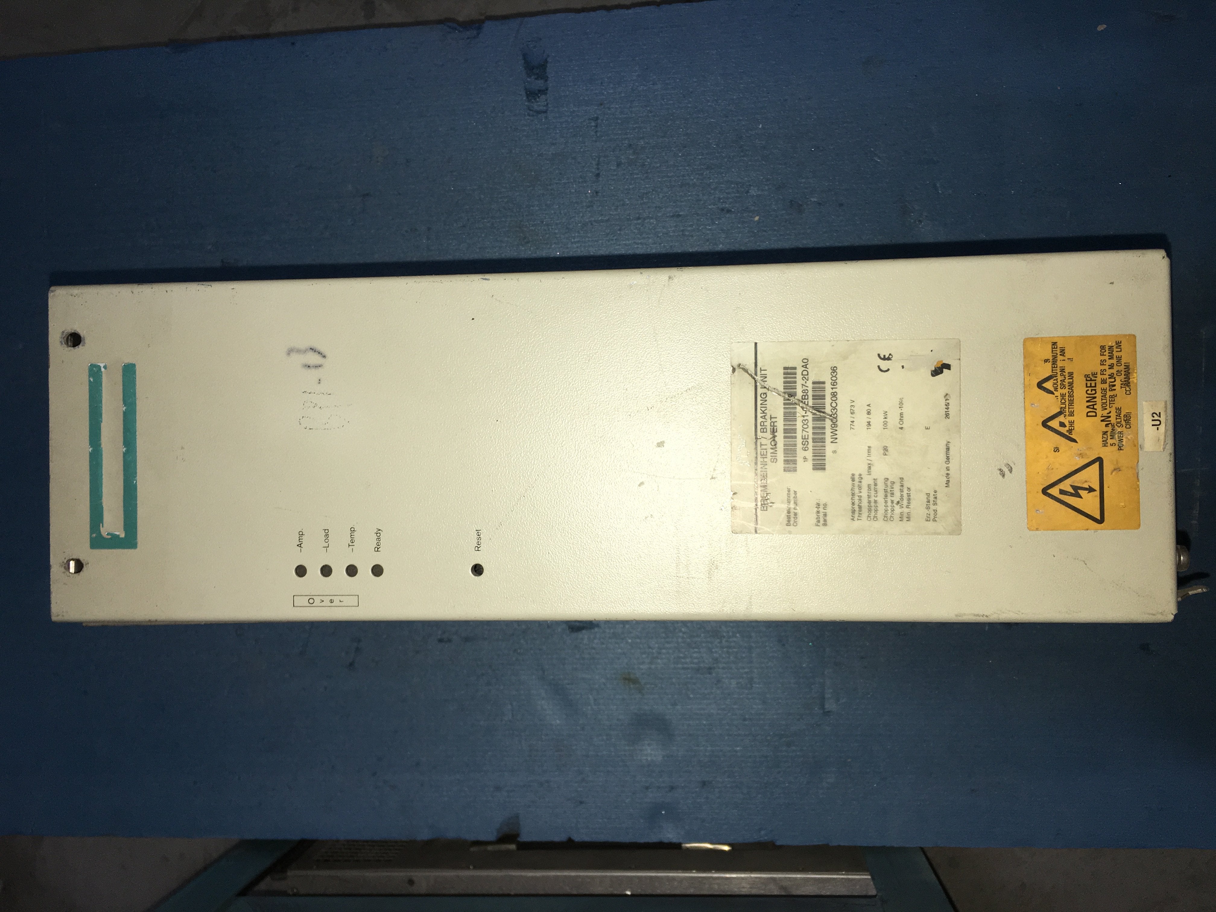 1PC for used  6SE7031-6EB87-2DA0  #OYF033