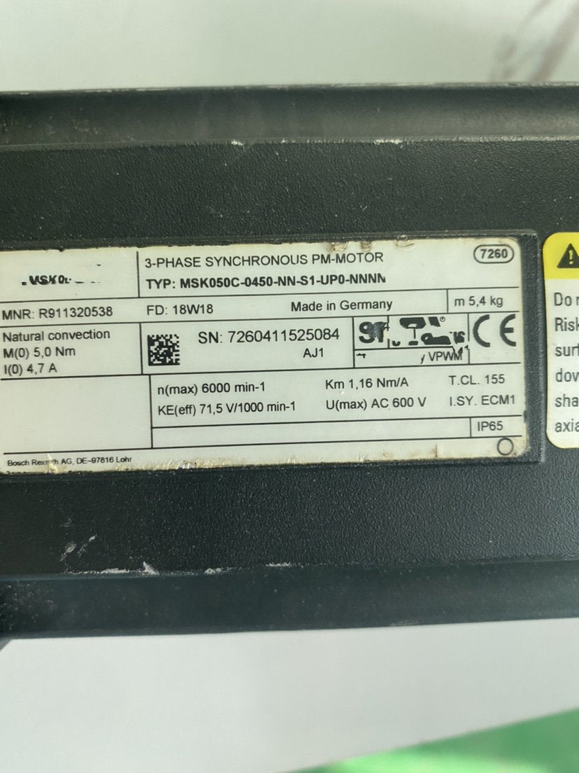 1PC for  used    MSK050C-0450-NN-S1-UP0-NNNN  #OYF033