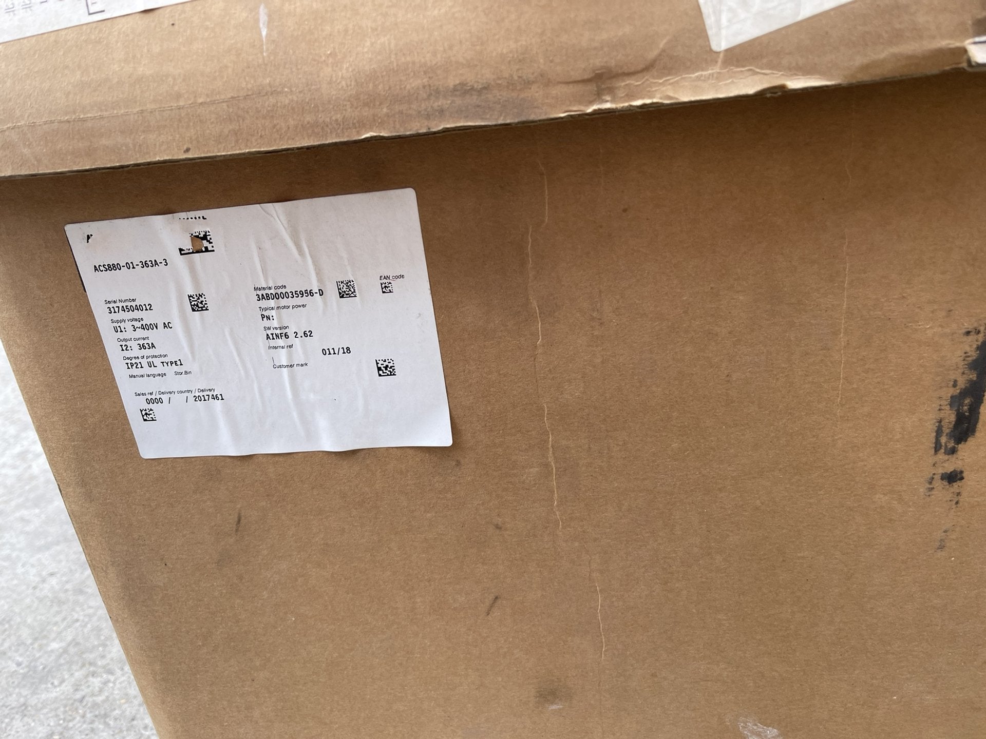 1 PCS NEW    ACS580-01-363A-4  #OYF033