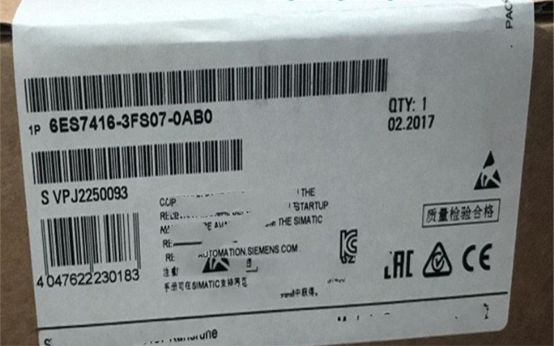 1 PCS NEW 6ES7416-3FS07-0AB0  #OYF033