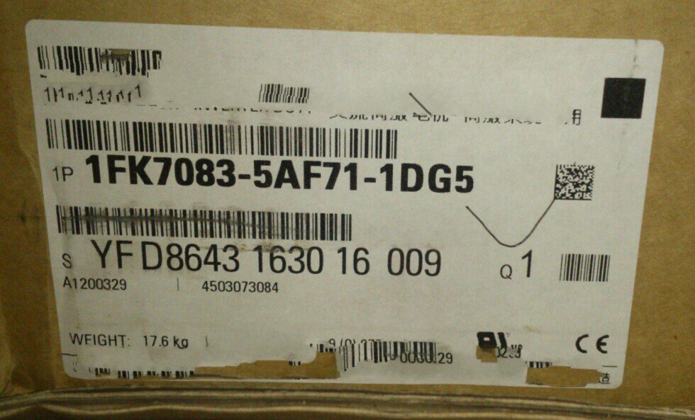 1 PCS NEW 1FK7083-5AF71-1DG5 #OYF033