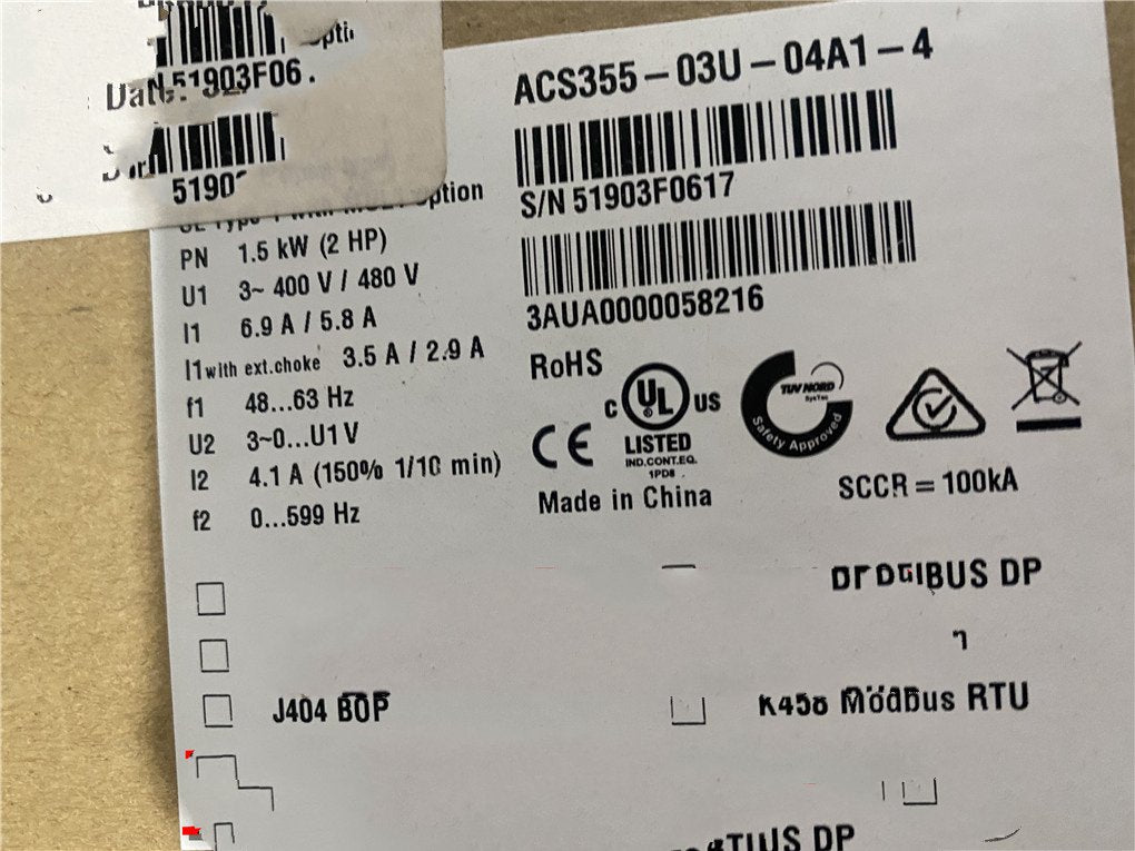 1 PCS NEW  ACS355-03U-04A1-4  #OYF033