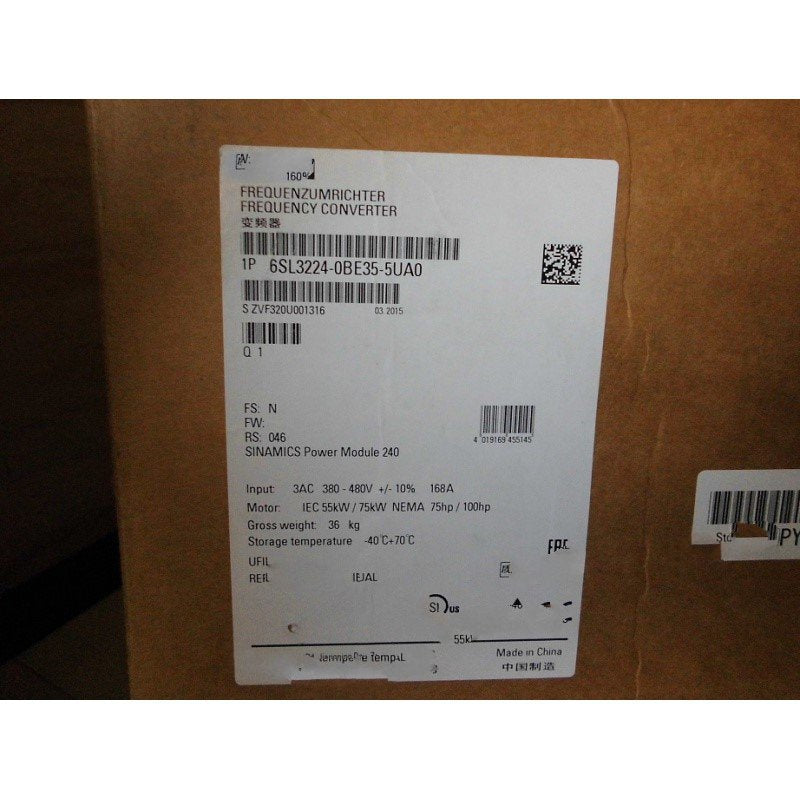 1 PCS NEW   6SL3224-0BE35-5UA0    #OYF033