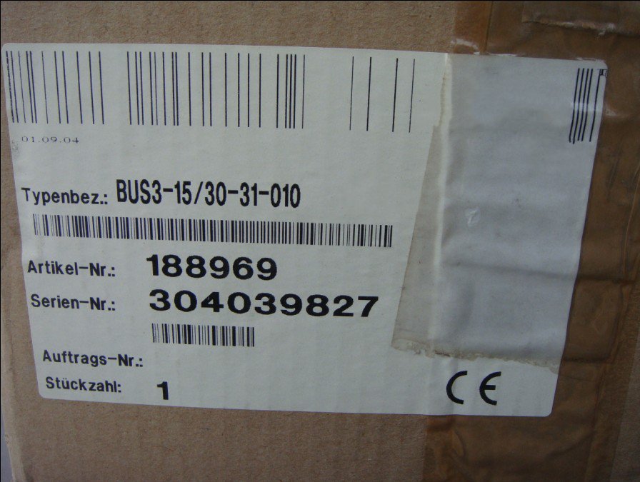 1 PCS NEW   BUS3-15/30-31-010   #OYF033