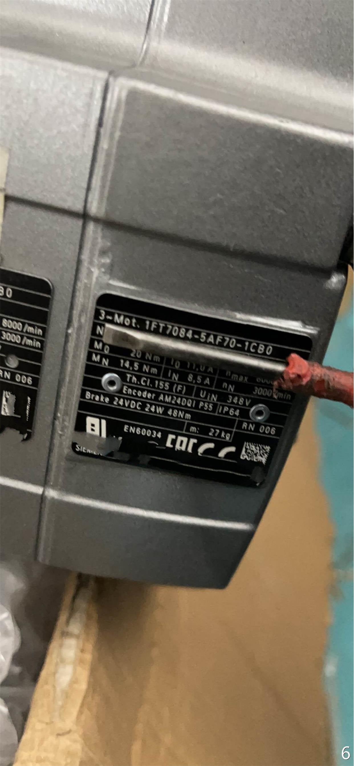1PC for used  1FT7084-5AF70-1CB0  #OYF033