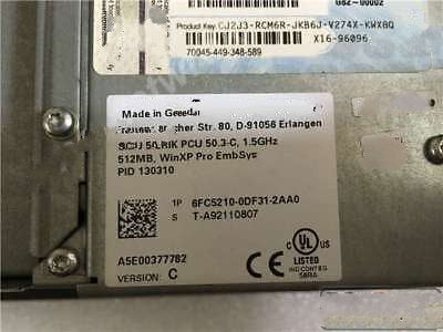 1PC for used   CPU50.3-C A5E00377805  #OYF033