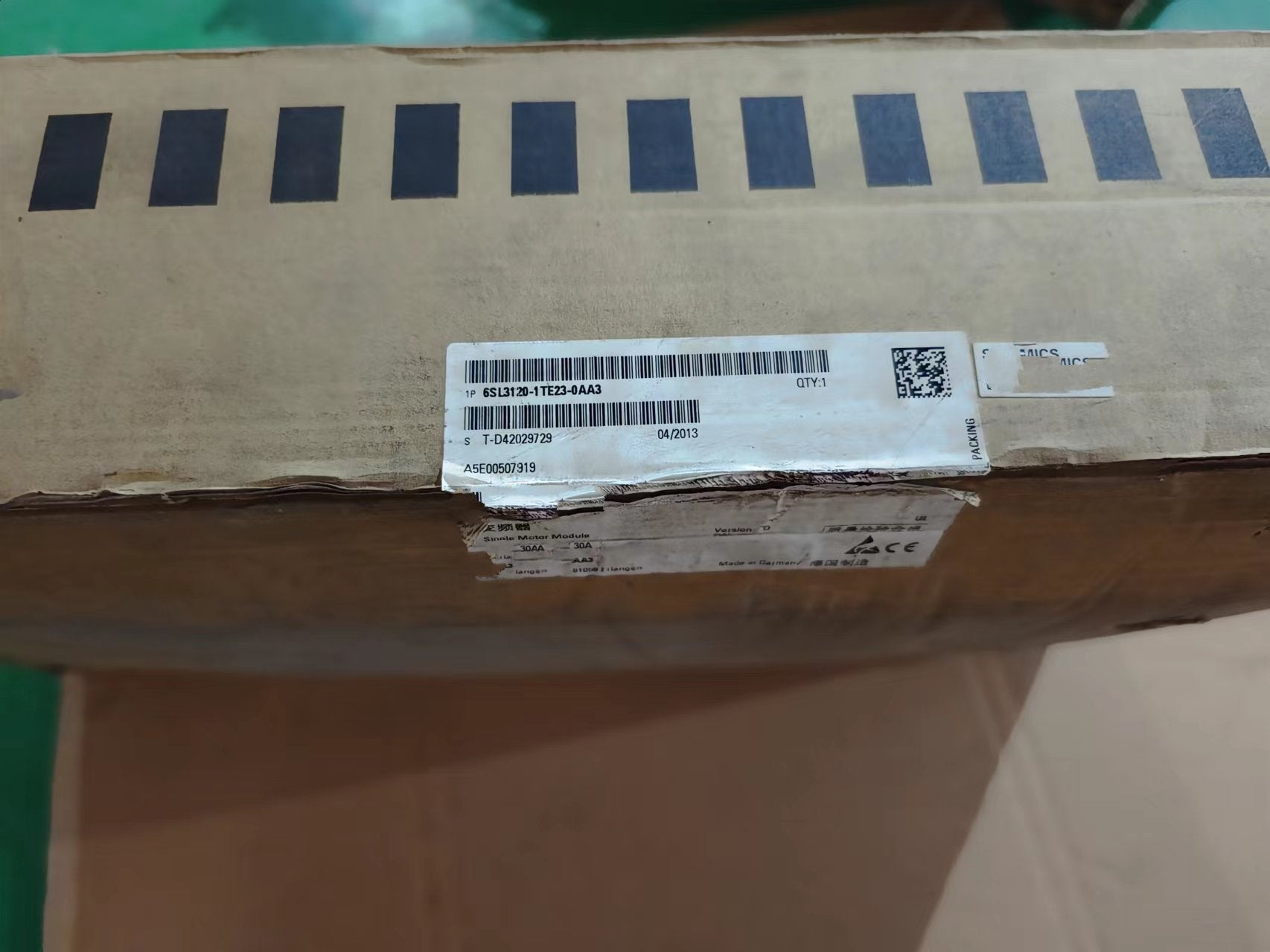 1 PCS NEW   6SL3120-1TE23-0AA3    #OYF033