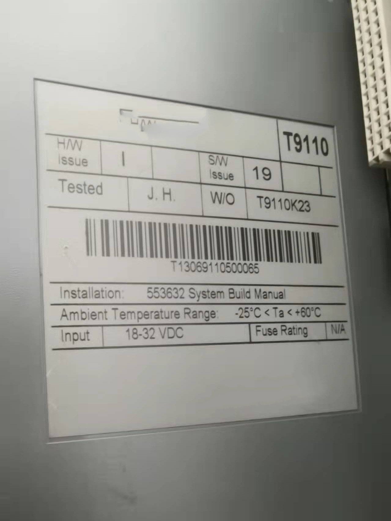 1PC for used  T9110   #OYF033