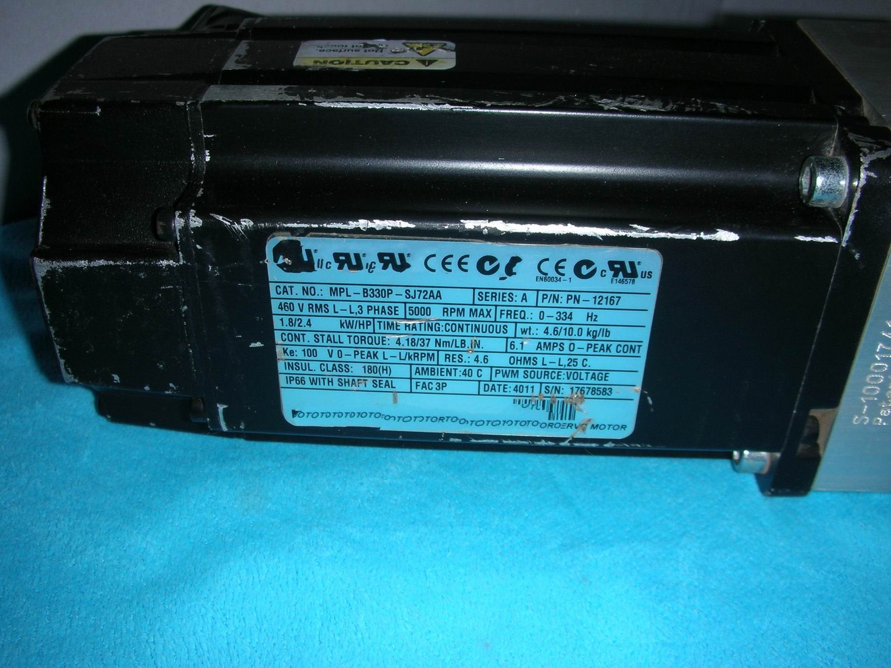 1PC for used  MPL-B330P-SJ72AA + LP   #OYF033