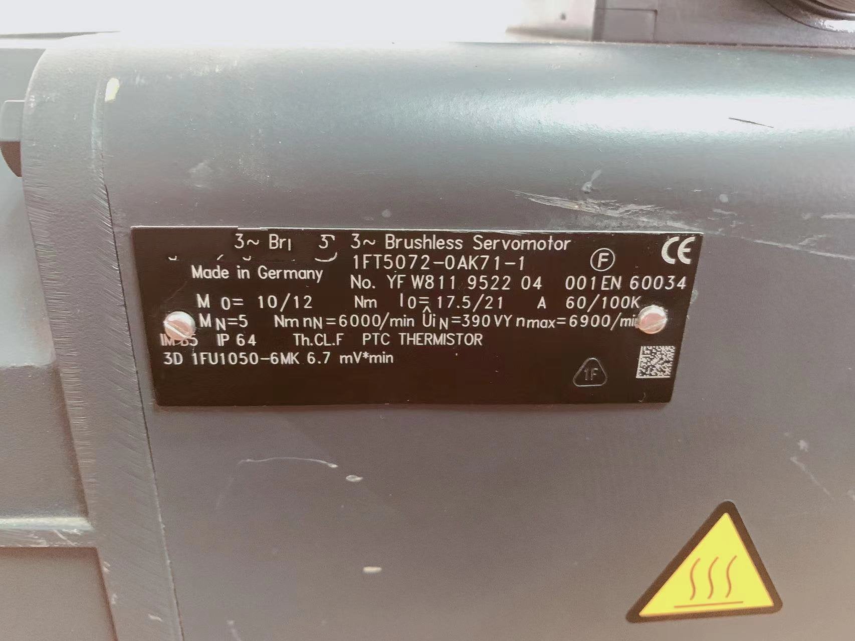 1PC for used    1FT5072-0AK71-1  #OYF033