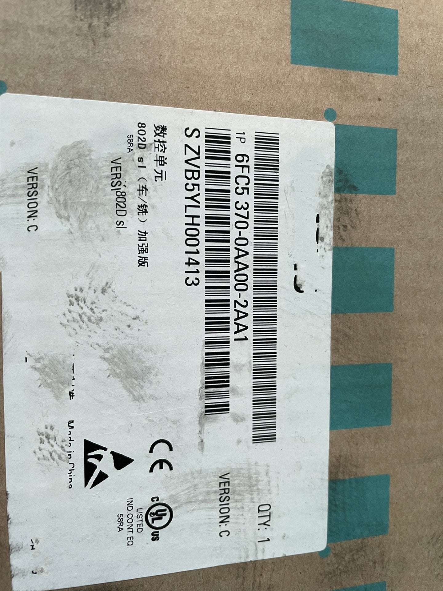 1 PCS NEW   6FC5370-0AA00-2AA1   #OYF033