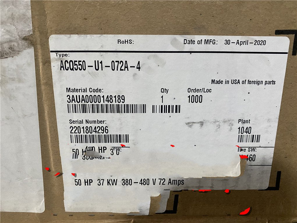 1 PCS NEW  ACQ550-U1-072A-4  #OYF033