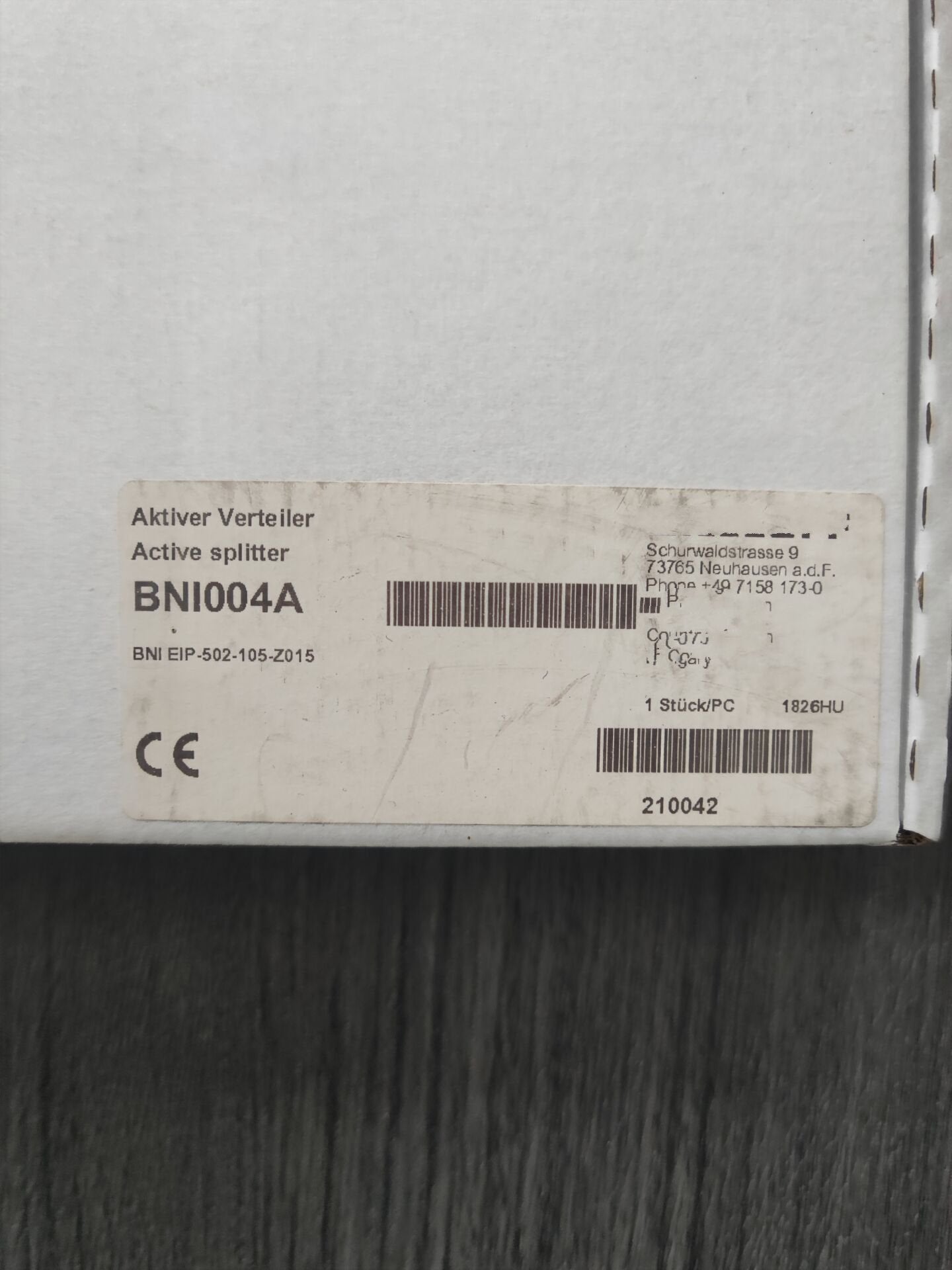 1 PCS NEW   BNI004A BNI EIP-502-105-Z015   #OYF033