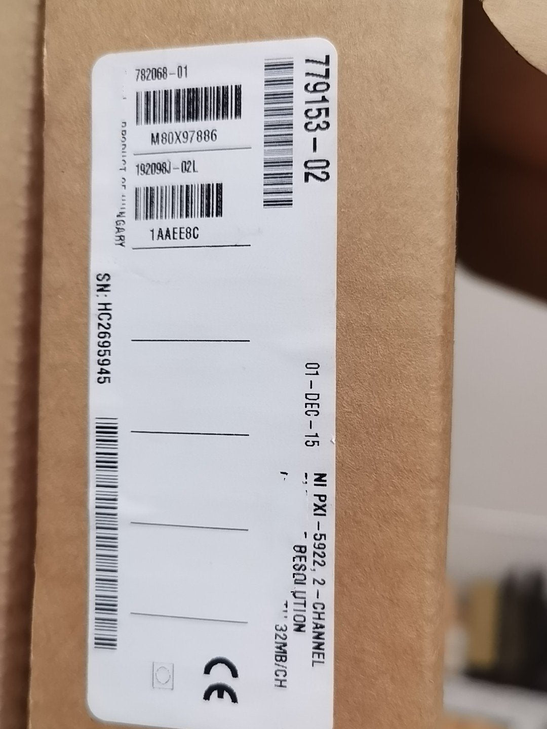 1 PCS NEW  PXI-5922   #OYF033