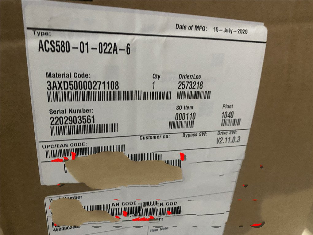 1 PCS NEW  ACS580-01-022A-6  #OYF033