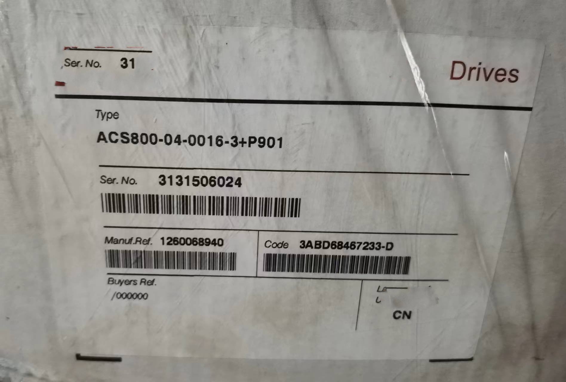 1PC NEW   ACS800-04-0016-3+P901  #OYF033