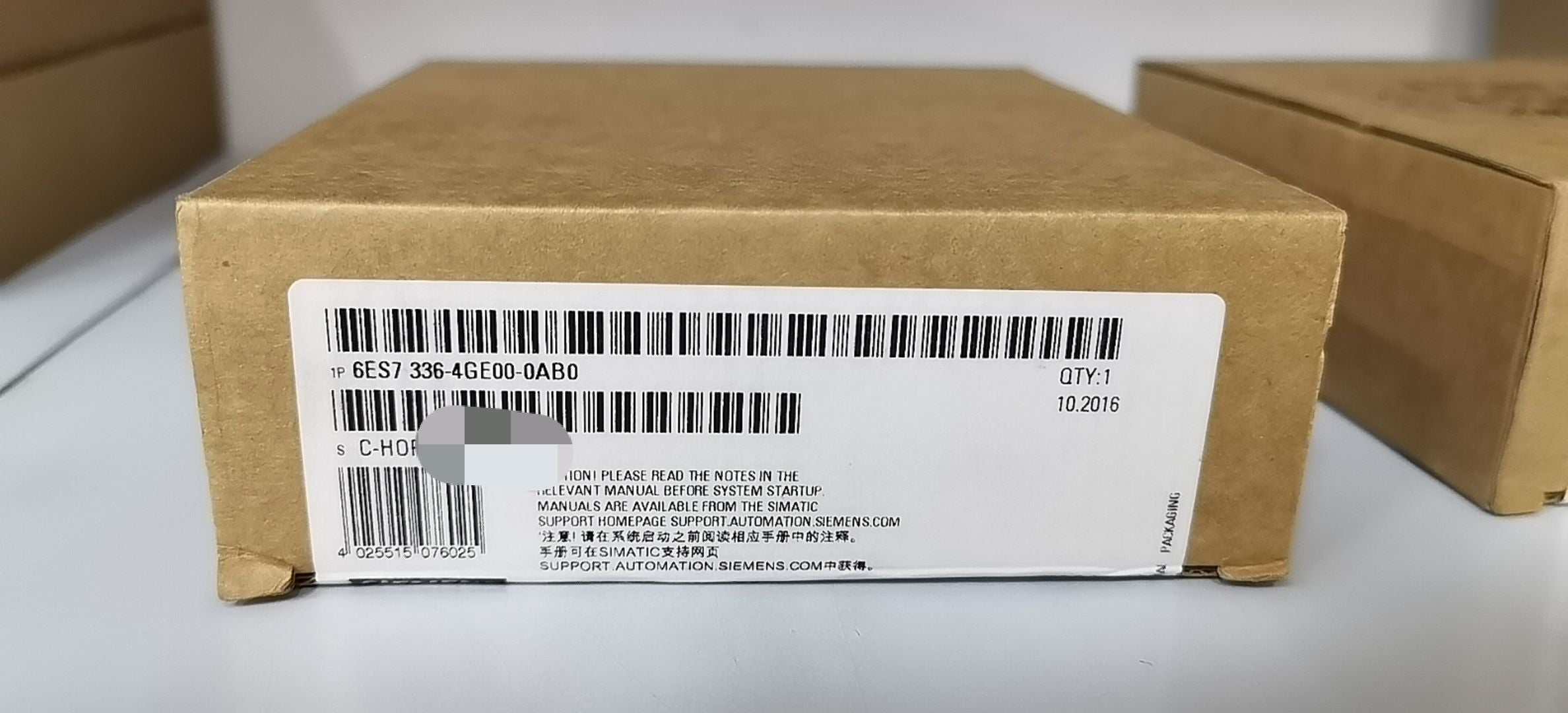 1PC for  NEW    6ES7336-4GE00-0AB0     #OYF033
