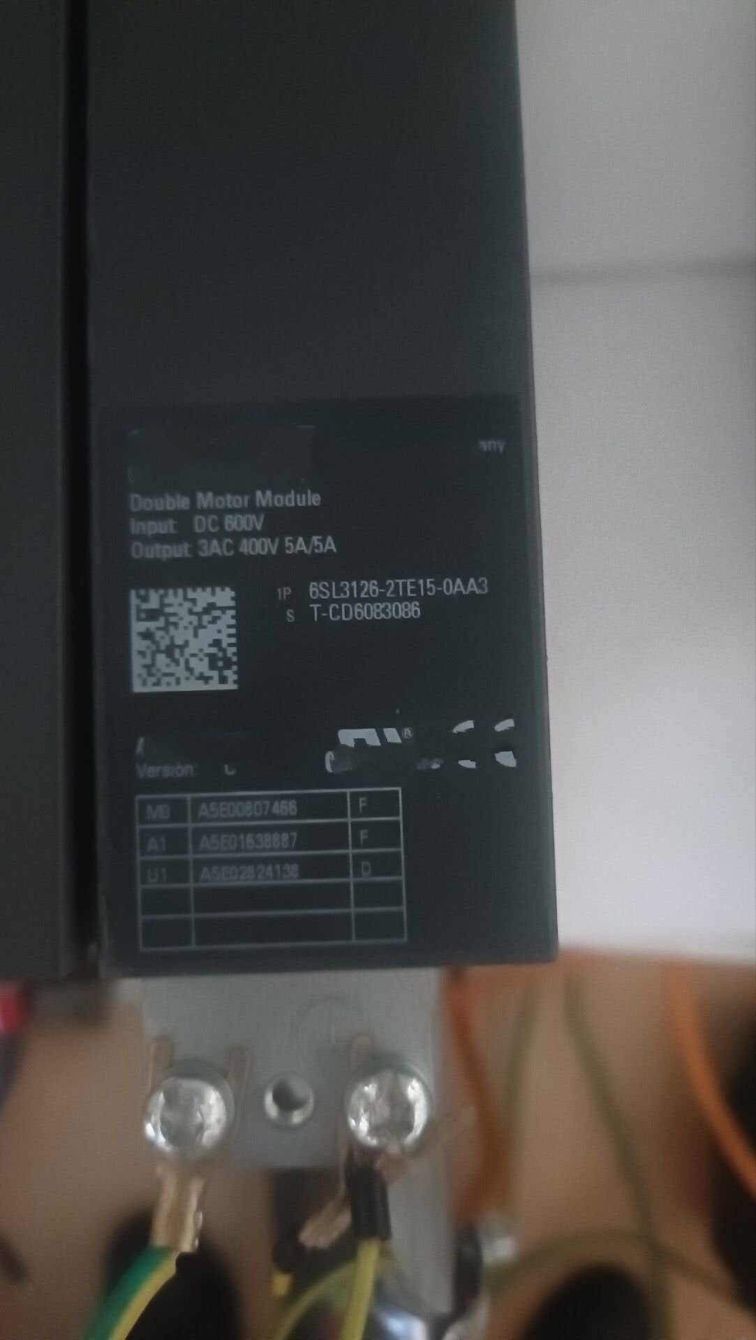1PC for used   6SL3126-2TE15-0AA3   #OYF033