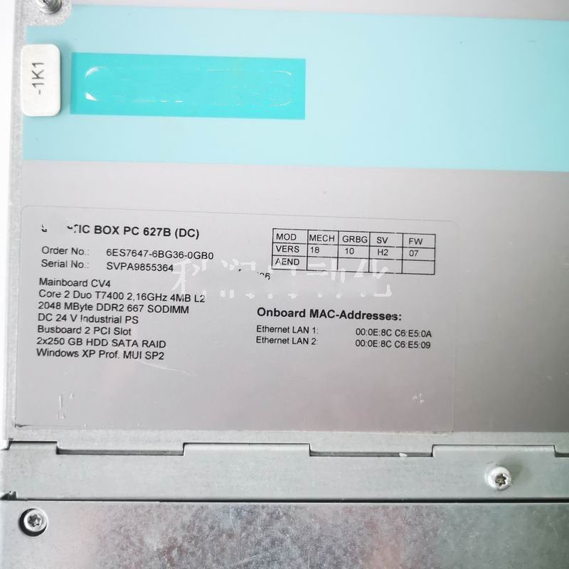 1PC for  used    6ES7647-6BG36-0GB0 #OYF033