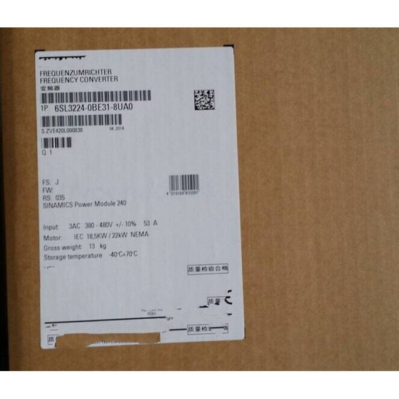 1 PCS NEW  6SL3224-0BE31-8UA0  #OYF033