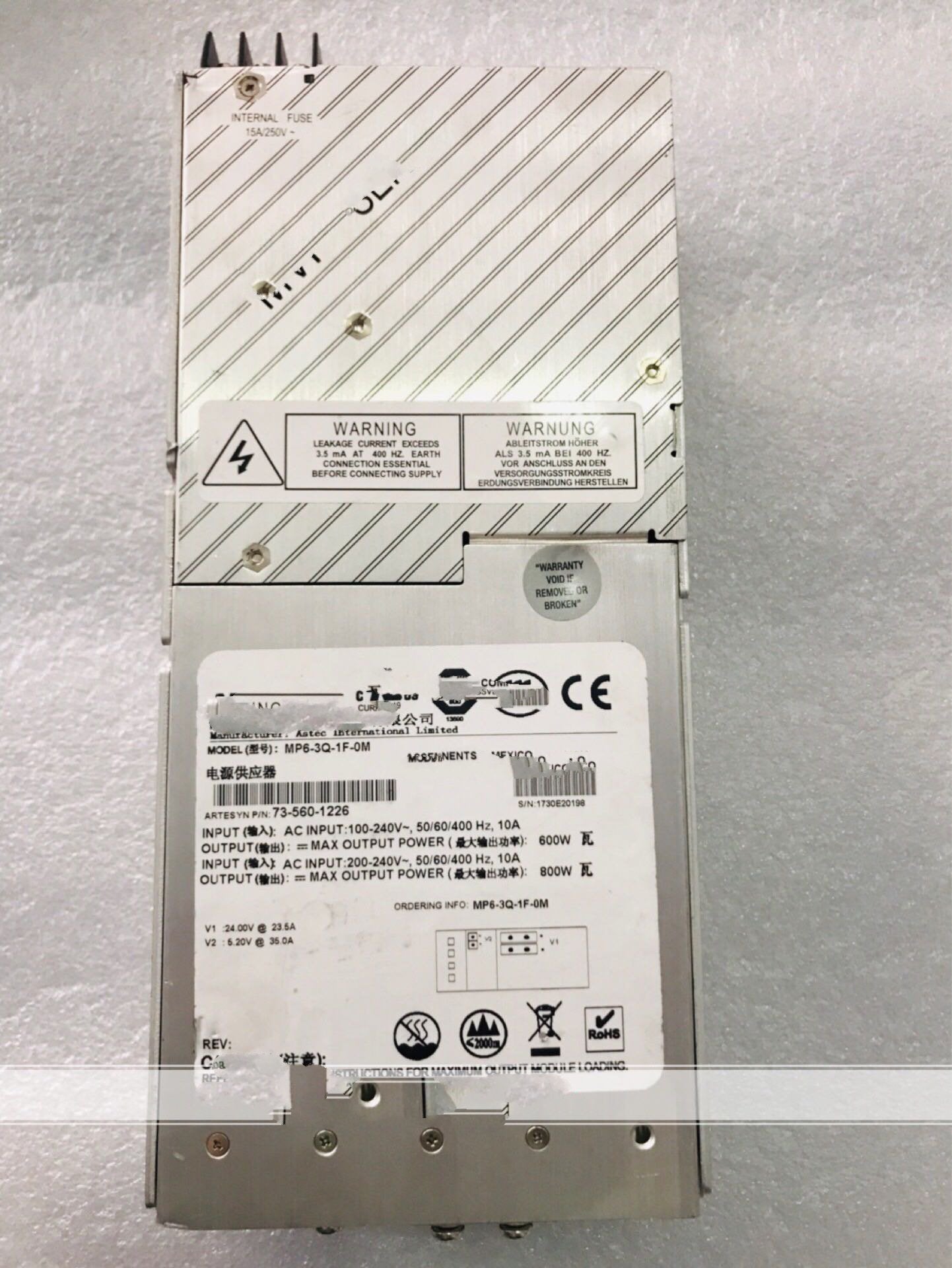 1PC for used     MP6-3Q-1F-0M   #OYF033