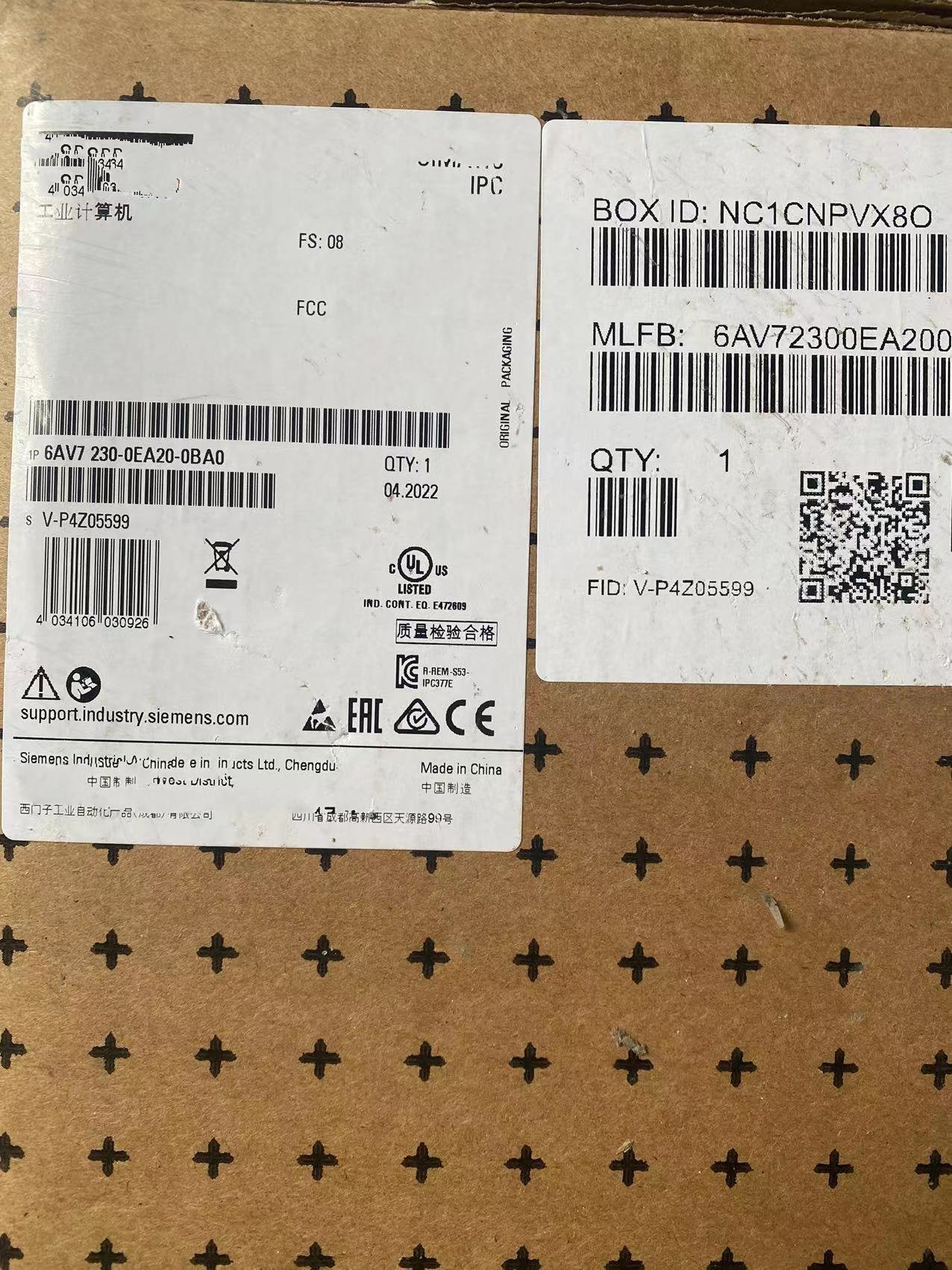 1PC for  NEW    6AV7230-0EA20-0BA0     #OYF033